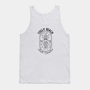 Folly Beach South Carolina SC Tourist Souvenir Tank Top